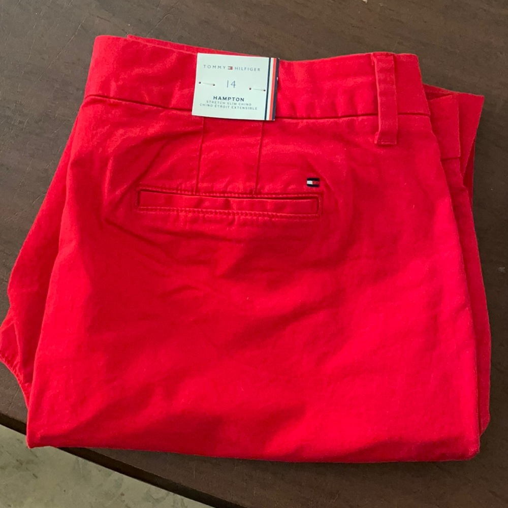 Tommy Hilfiger stretch slim Chino pants (size 14)